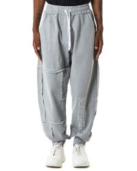 Liam Hodges Gray Embroidery 'aponysus' Track Pants for men