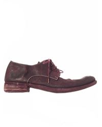 A Diciannoveventitre - Purple Weathered Derby for Men - Lyst