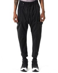 Y-3 - Black Drawstring Trainer for Men - Lyst
