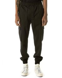 Juun.J | Black Tiered Joggers for Men | Lyst