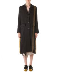 Uma Wang | Multicolor Pinstriped Coat | Lyst