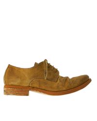 A Diciannoveventitre - Brown Laced Derby Shoes for Men - Lyst
