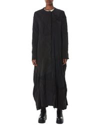 By Walid - Black 'tari' Assemblage Silk Coat - Lyst