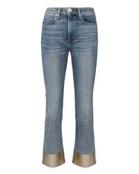 Rag & Bone Blue Ankle Cigarette Jeans