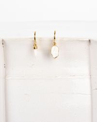 Isabel Marant - White It's All Right Asymmetric Gold-tone Earrings - Lyst
