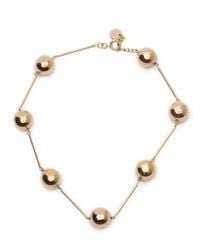 J.W. Anderson - Metallic Gold Spheres Necklace - Lyst
