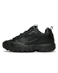 fila disruptor 2 black mens