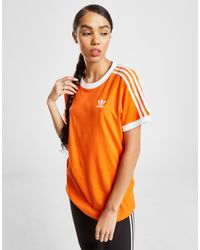 adidas california t shirt orange