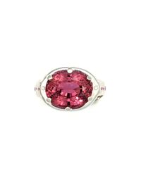 Donna Pizarro Designs - Sterling Silver 20ct Pink Tourmaline Ring - Lyst