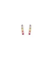 XISSJEWELLERY - Multicolor En Pointe Stud Earrings Mini - Lyst
