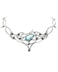 Botta Gioielli - Multicolor Amazing Drop Aquamarine Air Necklace - Lyst