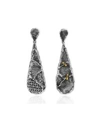 Katarina Cudic - Metallic Almost New Drop Earrings - Lyst
