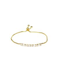 CZ by Kenneth Jay Lane - Metallic Shambala Cz Oval Bracelet - Lyst