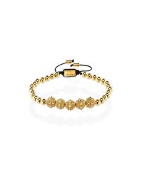 MARCOS DE ANDRADE - Metallic Morning Star Spike Bracelet With 18kt Gold for Men - Lyst