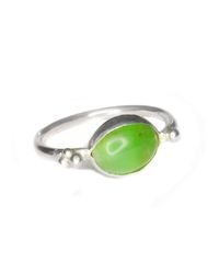 Rebecca Pratt Jewellery - Multicolor Chrysoprase Ring - Lyst