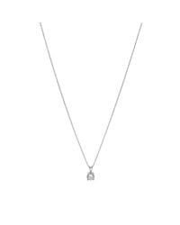 CZ by Kenneth Jay Lane - Metallic Round Cz Pendant Necklace In Box - Lyst