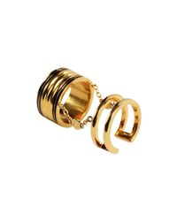 Qiyada Jewelry - Multicolor Chain Ring - Lyst