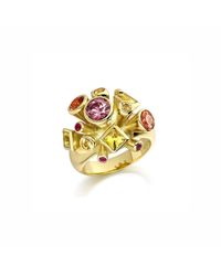 Justin Richardson - Metallic Fire Explosion Ring - Lyst
