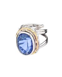 Gallardo and Blaine Designs - Magnolia Ring In Blue Quartz - Lyst
