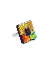 Hailstones Glass Jewels - Multicolor Doretta Fine Art Glass Ring - Lyst