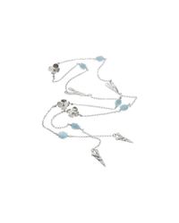 Kate Chell Jewellery - Metallic Lariat Necklace - Lyst