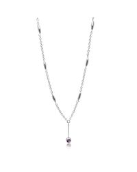 Designs by JAK - Metallic Susanne Pink Kaleidoscope Quartz Dangle Necklace - Lyst