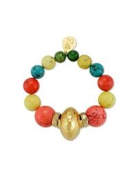 Devon Leigh - Multicolor Stretch Bracelet - Lyst