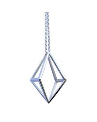 Stephanie Bates - Multicolor Silver Inverted Kite Pendant - Lyst