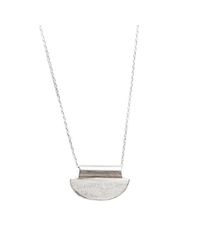 Sweet Hyena - Metallic Luna Mini Silver Necklace - Lyst