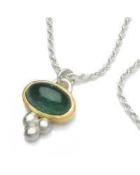 Naomi Tracz Jewellery - Green Tourmaline Orb Pendant - Lyst