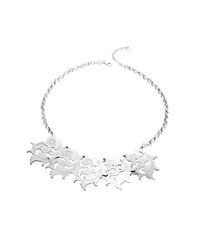 Stefano Salvetti - Metallic Silver Plated Baroque Bronze Necklace - Lyst