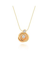 Ayalla Joseph - Metallic Unconditional Trust Necklace Yellow Gold Plated - Lyst