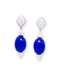 Katherine LeGrand Custom Goldsmith - Blue Haute Bijoux Lapis Drops - Lyst