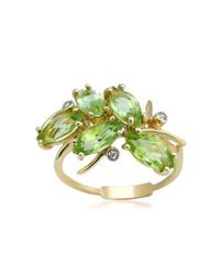 Drukker Designs - Green Yellow Gold Peridot Ring - Lyst