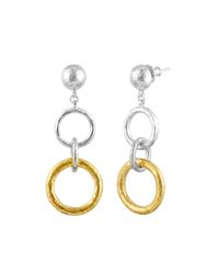 Gurhan - Metallic Double Hoopla Drop Earrings - Lyst