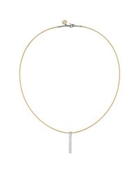 Alor - Metallic Classique Necklace Yellow Drop Diamond Pendent - Lyst