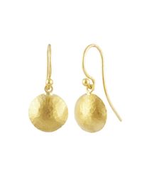 Gurhan - Metallic Medium Lentil Drop Earrings - Lyst