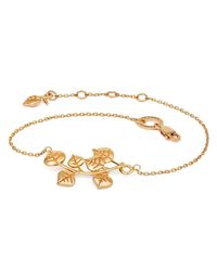 Liz Earle Fair and Fine - Metallic Eucalyptus Bracelet Gold - Lyst