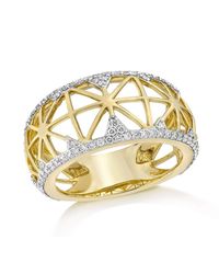 Ivanka Trump - Metallic Liberté Band Ring - Lyst
