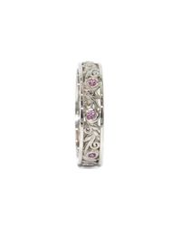Custom Made By Irina - Multicolor Leaf And Vine Ring - Lyst