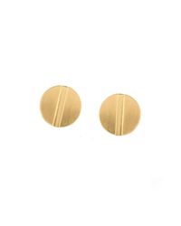 Joanna Laura Constantine - Metallic Large Nail Stud Earrings - Lyst