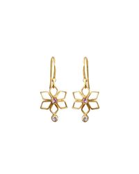 Michal Bendzel Friedman Jewelry Design - Metallic Meymia Pink Sapphire & Diamond Drop Earrings - Lyst