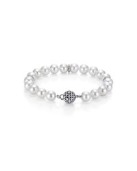 Isaac Westman - Metallic Freshwater Pearl And Diamond Bracelet - Lyst