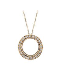 Harry Kotlar - Metallic Kotlar 1948 Scallop Artisan Pave Large Circle - Lyst