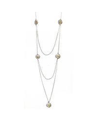 Sima Vaziry - Metallic Coin Gold Necklace - Lyst