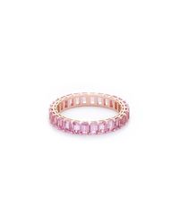 VOA Fine Jewellery - Signature Oval Pink Eternity Ring - Lyst