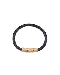 Nialaya - Multicolor Black Python Bracelet With Silver Accents for Men - Lyst