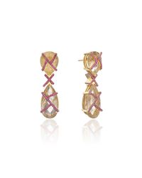 Nicofilimon - Multicolor K Earrings - Lyst