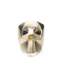 Gab McNeil - Metallic Skullz Ring - 10kt Gold - Lyst