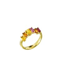 Daou Jewellery - Multicolor Golden Light Ring - Lyst